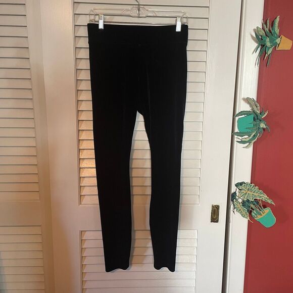 J CREW | black velour skinny pants S - Picture 1 of 7